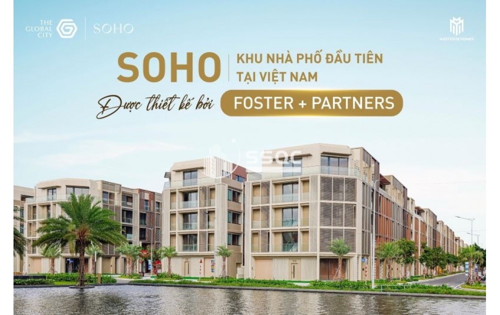 Nhà phố SOHO – Sản phẩm vừa ở vừa kinh doanh cực hiếm